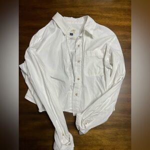 Crop long sleeve cover up women’s size medium